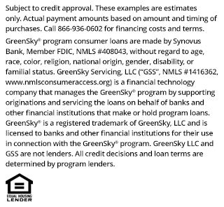 GreenSky financing terms and conditions